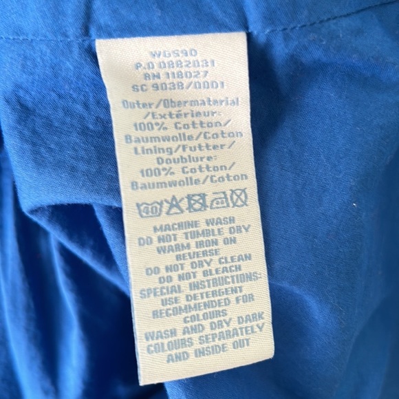 Boden Italy Beach Seaside Scene Printed Pleated Flared Circle Slip Skirt - 12 - Picture 14 of 15